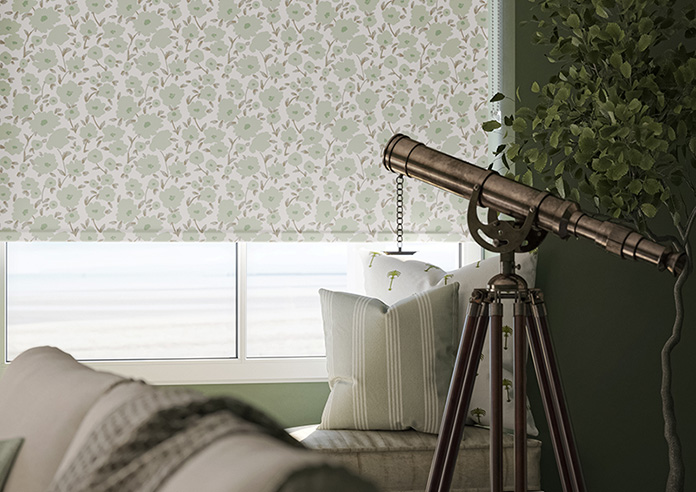 Poppy Field, Wedgewood Green - Twist&Fit Roller Blind - Image 5